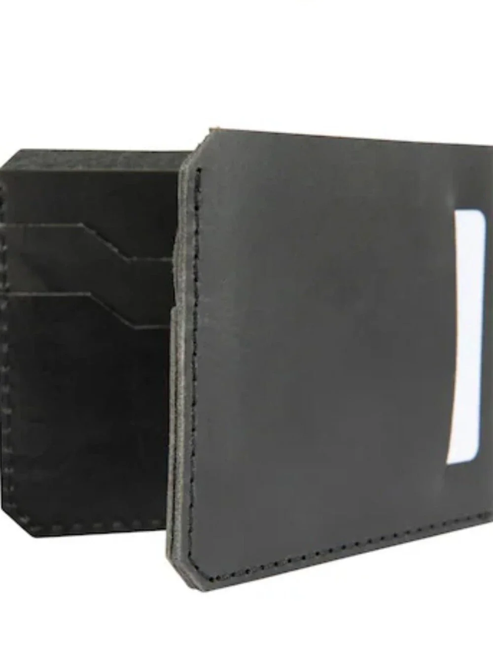 Carhartt Craftsman Leather Logo Bifold Wallet- Black